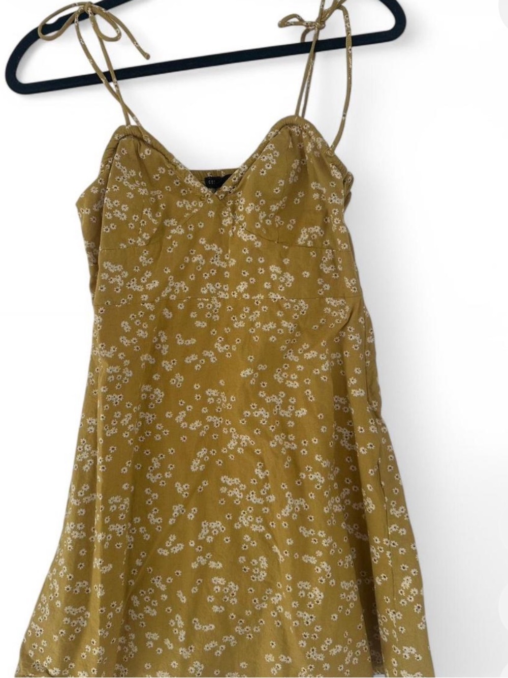 Cotton On Mustard Floral Slip Dress for Kids